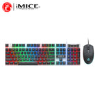Wired Gaming Keyboard and Mouse Combos RGB USB Comfortable Feel Keyboard for Business Office Backlit Gaming Keyboard